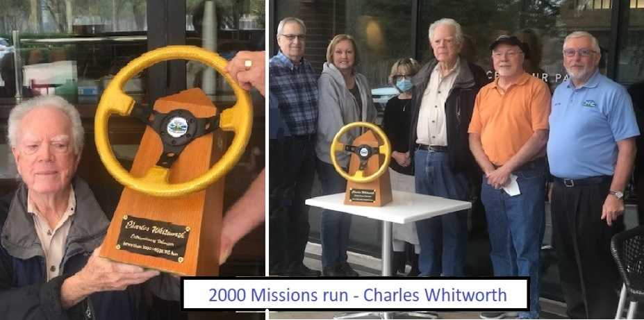 Award presentation to Charles Whitworth