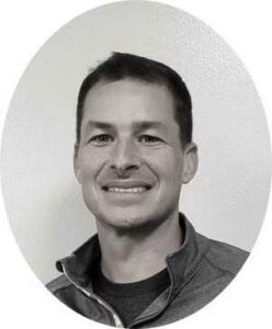 Photo of Tim Stone in greyscale